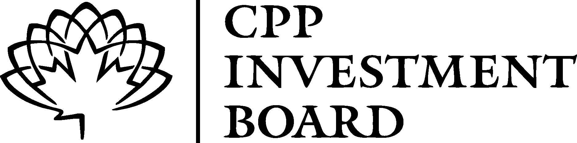 CPP Investment Board Black Logo Vector Logo